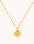 December Holly Gold Birthflower Necklace