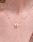 Parijatak silver necklace