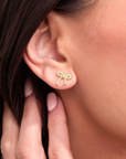 Petite Bow Gold Studs