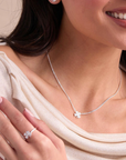 Lucky Clover Silver Adjustable Ring