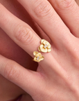 Orchid Gold Adjustable Ring