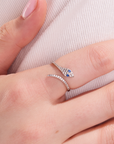 Snake Silver Adjustable Ring