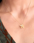 Lotus Gold Necklace
