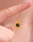 Sunflower Gold Necklace