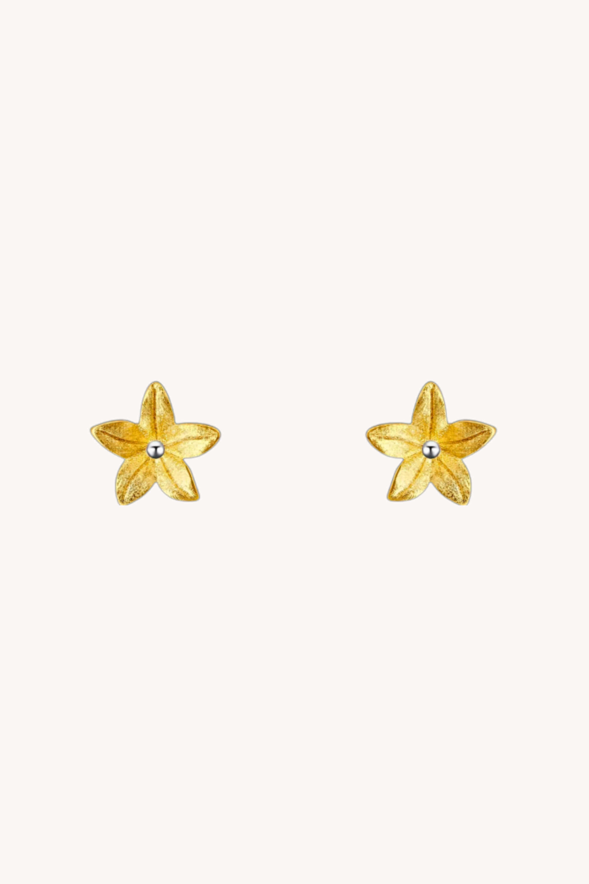 Summer Lily Gold Studs
