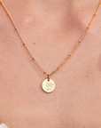 June Rose Gold Birthflower Necklace
