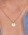 March Daffodils Gold Birthflower Necklace
