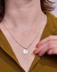 June Rose Silver Birthflower Necklace