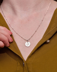 March Daffodils Silver Birthflower Necklace