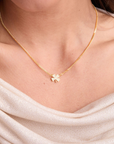 Lucky Clover Gold Necklace