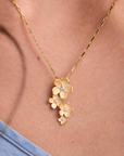 Cherry Blossom Gold Necklace