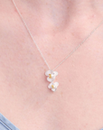 Orchid Silver Necklace