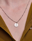 June Rose Silver Birthflower Necklace