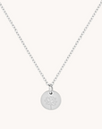 July Water Lily Silver Birthflower Necklace