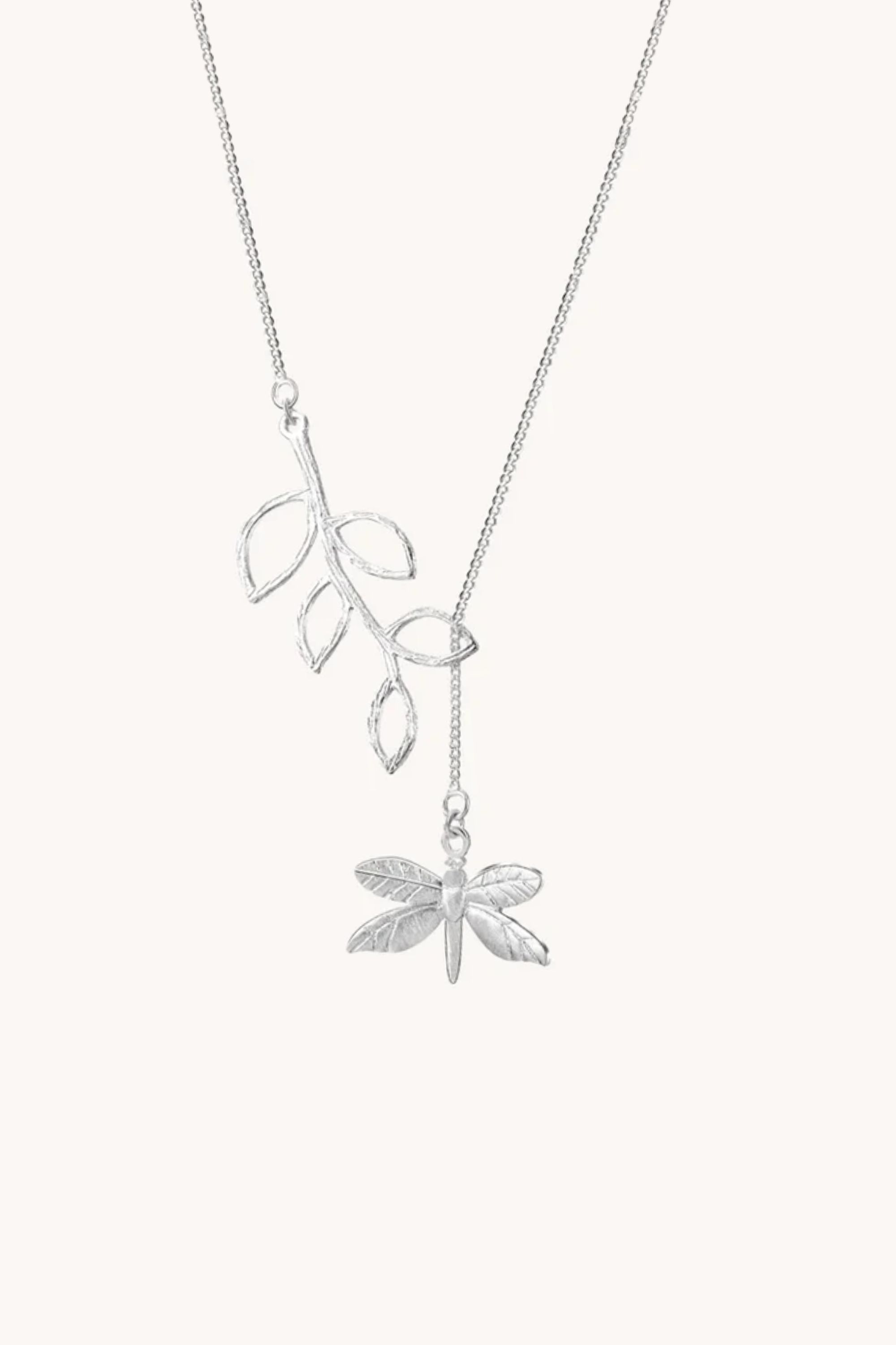 Dragonfly Silver Necklace