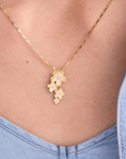 Cherry Blossom Gold Necklace