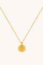 November Chrysanthemum Gold Birthflower Necklace