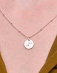 October Cosmos Gold Birthflower Necklace
