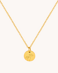 October Cosmos Gold Birthflower Necklace