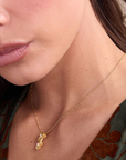 Orchid Gold Necklace