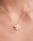 Lotus Silver Necklace