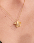 Lotus Gold Necklace