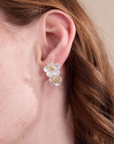 Sakura Bouquet Silver Studs