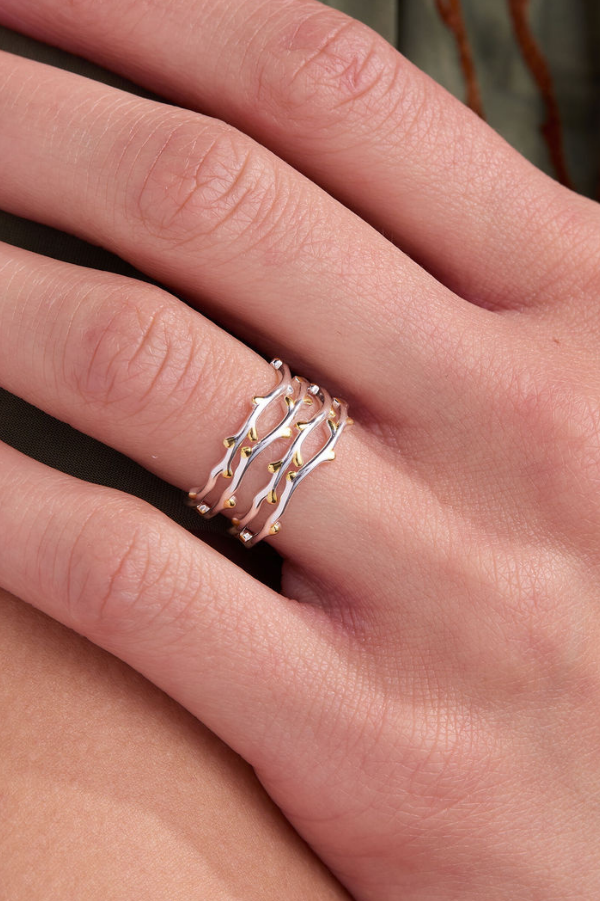 Tree Branch Adjustable Ring