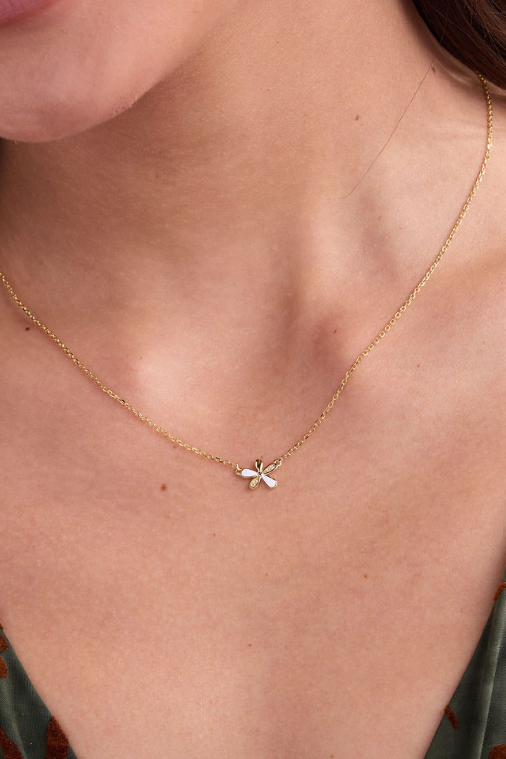 Viola Gold Necklace