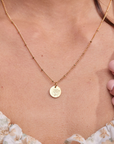 June Rose Gold Birthflower Necklace