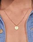 March Daffodils Gold Birthflower Necklace