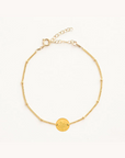 December Holly Gold Birthflower Bracelet