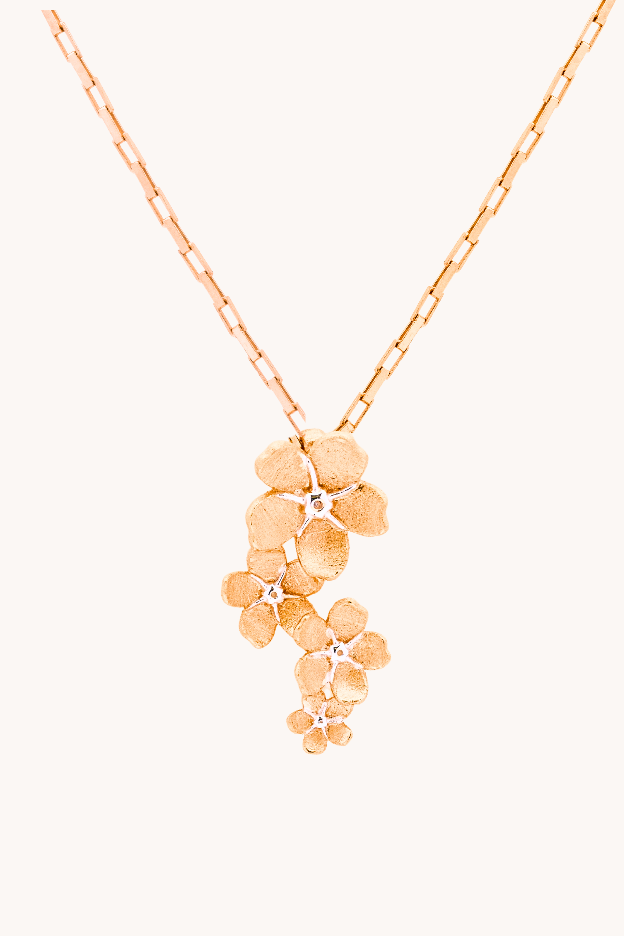 Cherry Blossom Gold Necklace