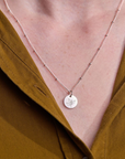 December Holly Silver Birthflower Necklace