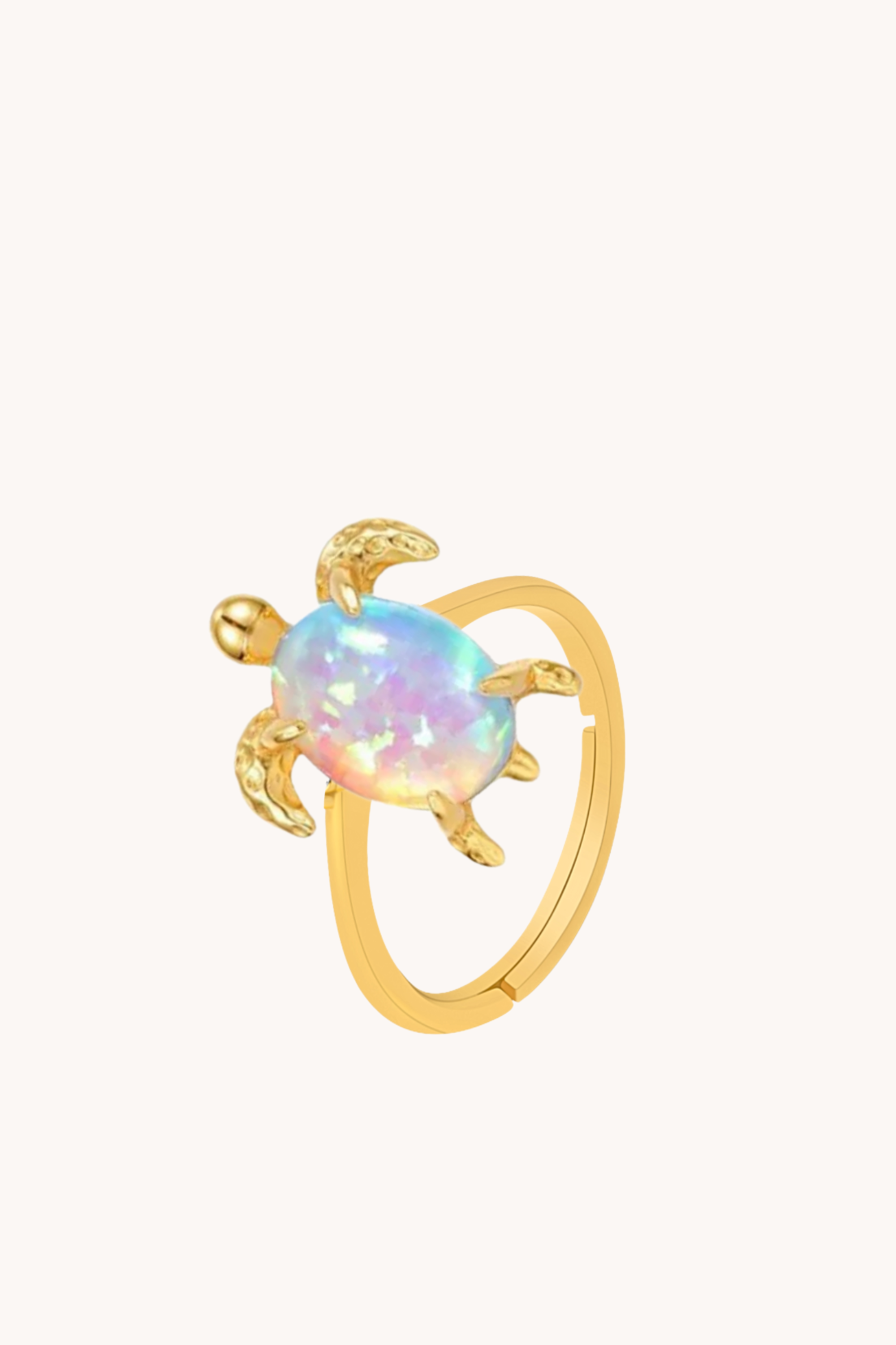 Turtle Gold Adjustable Ring