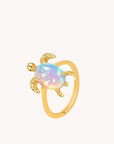 Turtle Gold Adjustable Ring