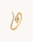 Snake Adjustable Gold Ring W.