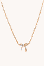 Petite Bow Gold Necklace
