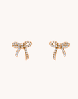 Petite Bow Gold Studs