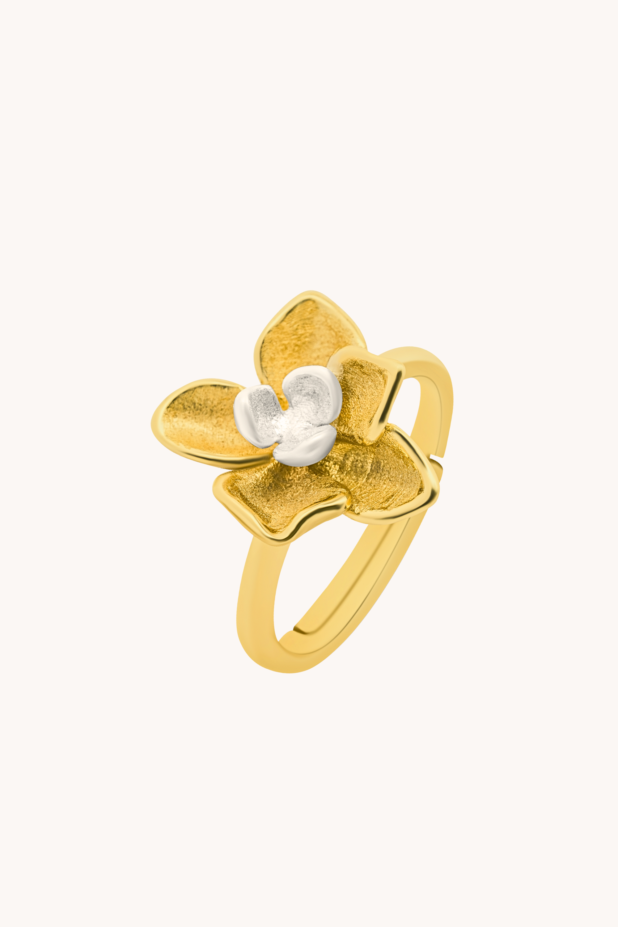 Daffodil Gold Adjustable Ring