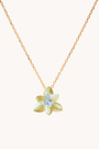 Lotus Blossom Gold Necklace