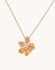 Lotus Gold Necklace