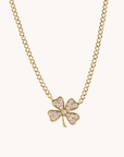 Lucky Clover Gold Necklace