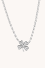 Lucky Clover Silver Necklace