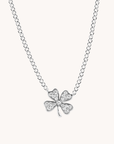 Lucky Clover Silver Necklace