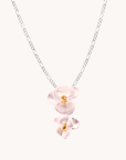 Orchid Silver Necklace