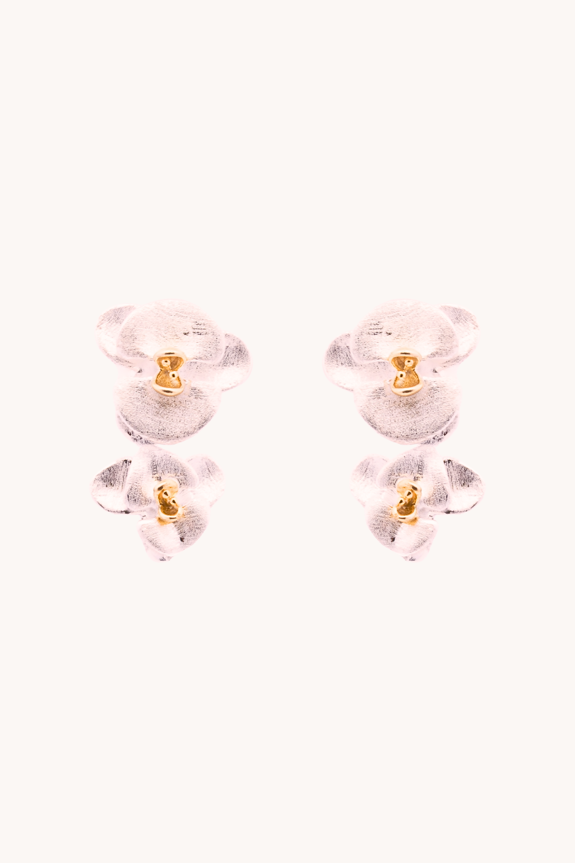 Orchid Silver Studs
