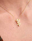 Orchid Gold Necklace