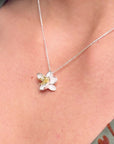 Lotus Silver Necklace