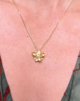 Lotus Gold Necklace